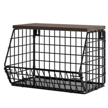 Panier de Rangement Empilable pour Comptoir de Cuisine, Ă Suspendre au Mur, pour Ranger Fruits et Collations