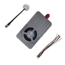 VTX-F14 3,3 GHz 10 W 80 Kanäle 3060-3840 MHz 10 W Drahtlos-Sender mit Großer Reichweite, FPV-AV-Signal-Sende- und Empfangsmodul