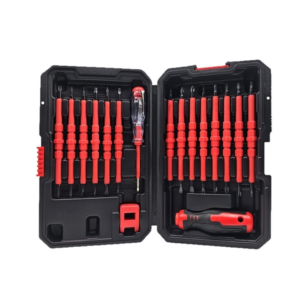 Electric Screwdriver Set, Insulated Screwdrivers With Voltage Tester, Magnetic Tips,Tool Set For Electricians & Diy 4712433361714