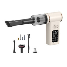 2 in 1 Car Vacuum Cleaner Portable Tire Inflator Pump with Digital Display for Car Travel Multifunctional Vacuum Cleaner