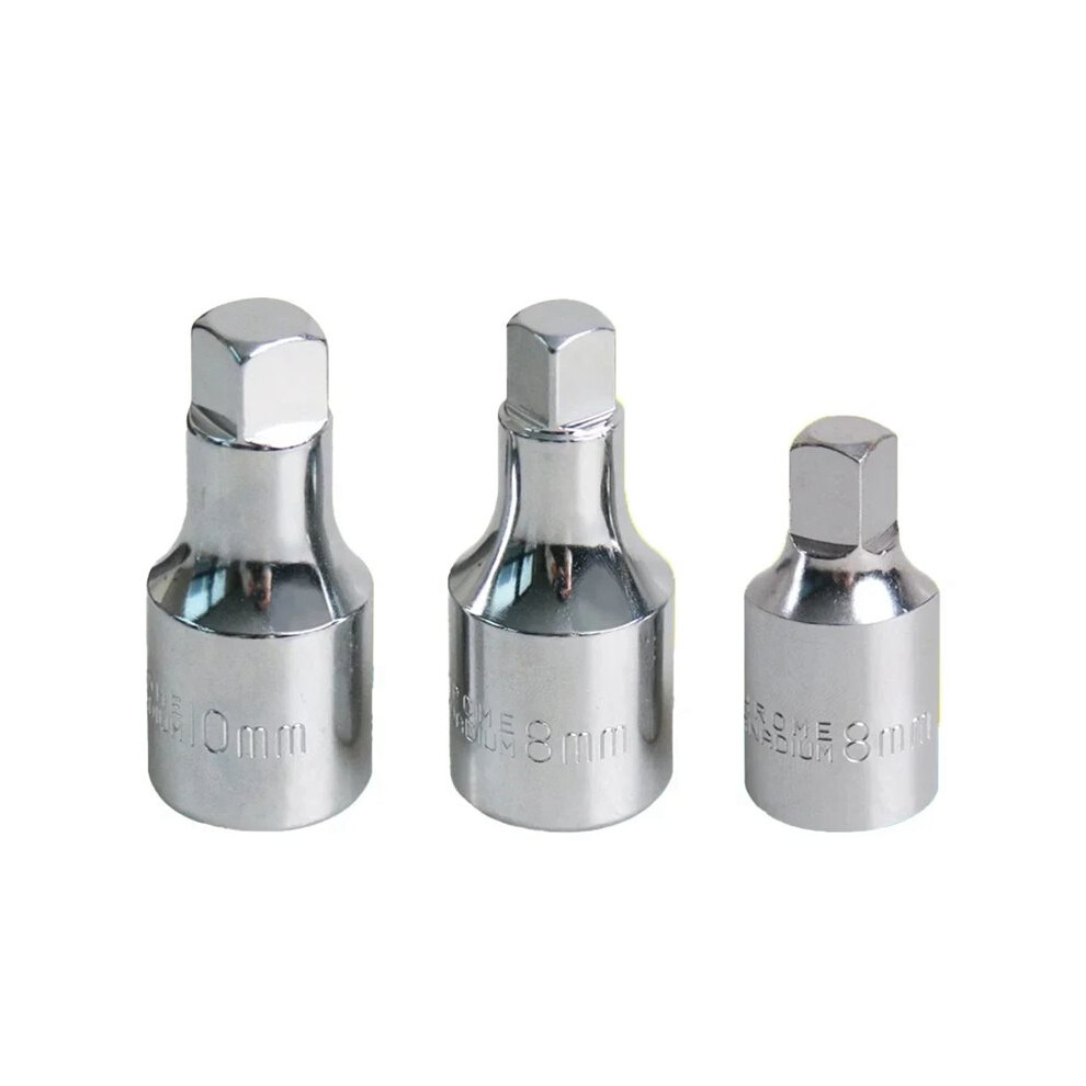 3Pcs Oil Pan Drain Screw Disassembly Wrench Socket S8/S10 And Standard S8 Socket Drain Tool For Citroã«N Fukang 6031501811998