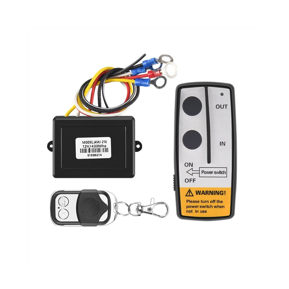 12V 12Volt Winch Wireless Remote Control Set For Truck Atv Suv Trailer Off-Road Vehicle Electric Winches Accessory 6034214879781