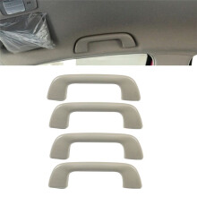 4Pcs Car Inner Roof Armrest Ceiling Pull Handle Door Safety Handle 74610-52020 for Yaris Prius Light Grey