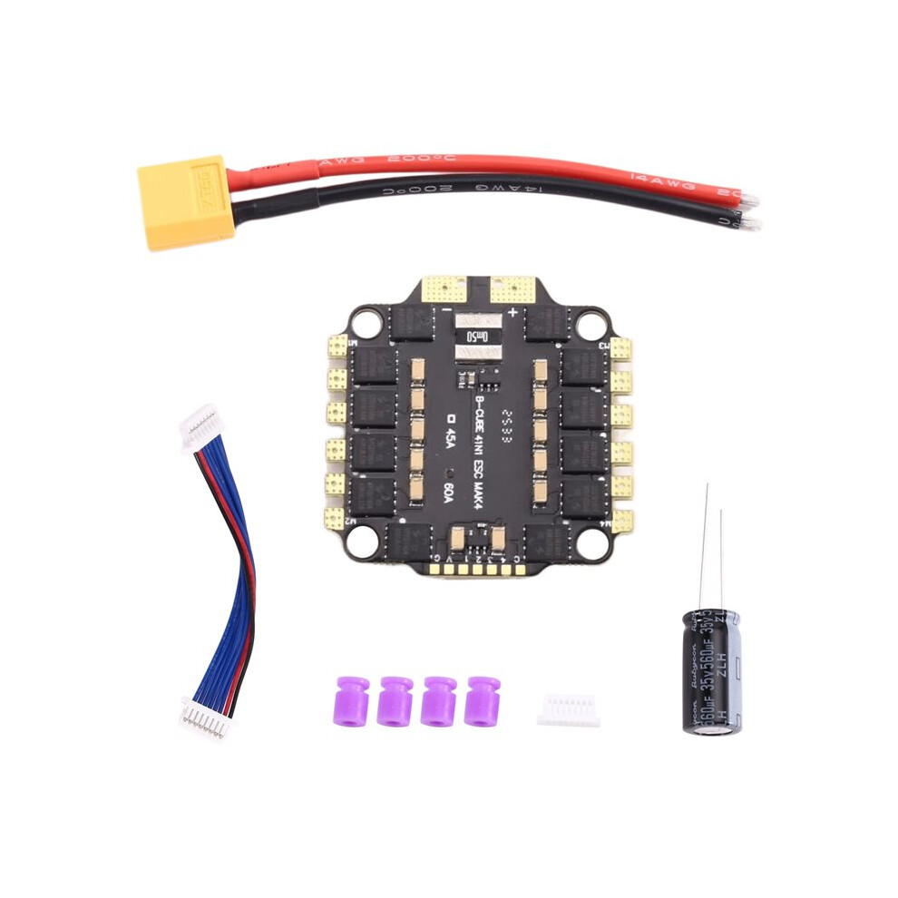 4In1 60A Esc 3-6S Brushless Motor Speed Controller With Oneshot Pwm Support For Fpv Racing Drone Uav F4 Flight Control 4713235042078
