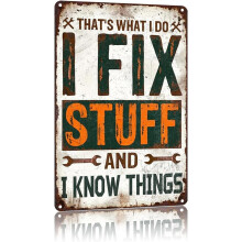 (That's What I Do(812), -) Dads Shit List Don't Make Me Lose My Shit Aluminiumschild, lustig Papa Garage Deko