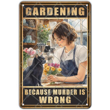 (Garden Metal Sign, 12x8 Inch(20x30CM)) Lustiges Zimmerregeln Schild - Teen Mädchen Regeln Wanddeko, Mädchenzimmer Tür