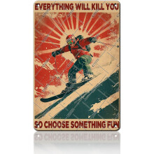 (Ski Wall Decor, 12x16 Inch(40x30CM)) Lustiges Zimmerregeln Schild - Teen Mädchen Regeln Wanddeko, Mädchenzimmer Tür