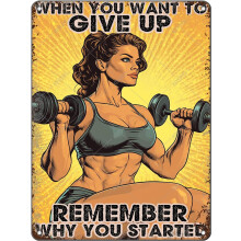 (Gym Room 1 Wall Decor, 16x12 Inch(40x30CM)) Fitness Therapie Fitnessraum Schild Vintage Metallschild, Eisen Malerei Deko 30x20cm