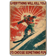 (Ski Wall Decor, 12x8 Inch(20x30CM)) Lustiges Zimmerregeln Schild - Teen Mädchen Regeln Wanddeko, Mädchenzimmer Tür
