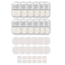 Filtre et Éponge de Rechange pour Fontaine à Eau Oneisall 7 L/230 Oz en Acier Inoxydable (12+12+12)
