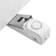 2er-Set Türstopper-Diebstahlsicherung, Hotelalarm, Türstopper, Türstopper-Alarm, Tür- und Fensterspaltalarm