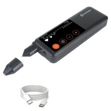 BERKEM 1 Set Professioneller Diamanttester, Wiederaufladbar, Elektronischer Diamant- und Edelsteintester - Passender EU-Stecker