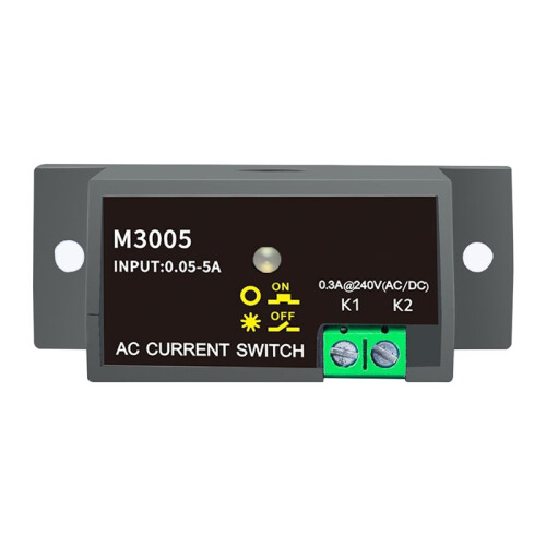 M3005 Miniatuurstroomsensor voor Schakelaar, Normaal Open Stroomsensor, Bewakingsrelais, 0,05-10A Detecteerbaar, Transformator
