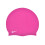 Nike NIKE Swim Performance Solid Silicone Cap (Pink Prime, One Size) 1