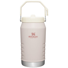 Stanley IceFlow Flip Straw Jug with Handle 64 oz| Twist On Lid and Flip Up Straw | Leak Resistant for Travel and Sports | Insulated Stainless Steel |