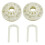 Washer Basket Driven Hub Kit W10528947 Replacement for   Bravos Washer Models Replace W10396887 2 Pack 1