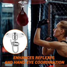 2er-Pack Speedbag-Drehgelenk-Set, 360 Kugellager-Speedbag-Halterung, Box-Speedbag-Drehgelenk für Heimfitnessstudio