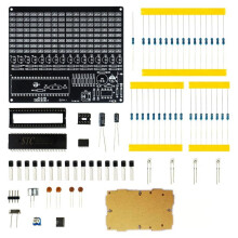 DIY LED-Lödkit Ljudkontroll Melodilampa Musikspektrum Elektronisk Tillverkning Projekt Rytmlampa Displaykit