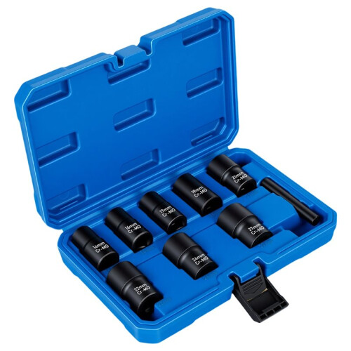 Lug Nut Extractor Set Drive Impact Bolt Remover Socket Tool Wheel Lock Removal Kit Out Extractor Set for Damaged 1