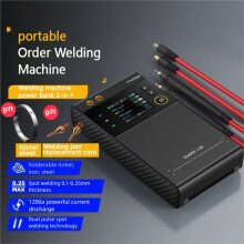 SWM-10 Tragbares Punktschweißgerät, 5000 MAh, Dual-Puls-Technologie für Stabiles Schweißen, 0,25 mm Schweißnaht, 1,8"-HD-Bildschirm und