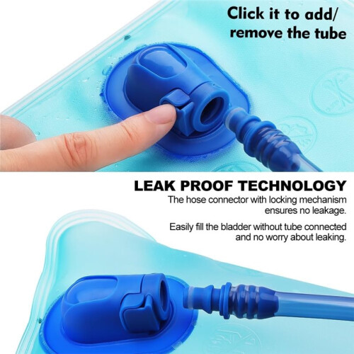 Hydration Bladder,2L Water Bladder for Hiking Backpack, Water Reservoir Storage Bag, Water Pouch Hydration Pack 1