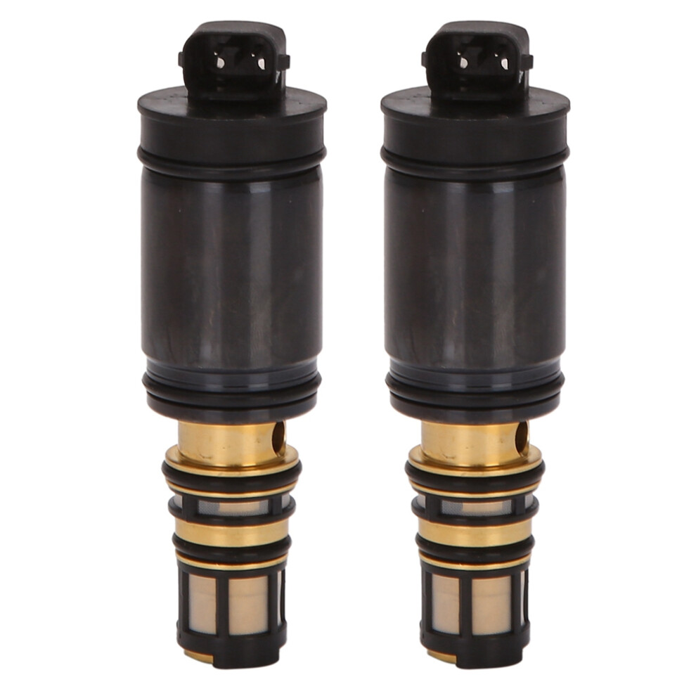 2X Ac A/C Air Conditioning Compressor Electronic Solenoid Control Valve Sensor For Camry 5Se12c 5Se09c 6Seu16c 6032542211310