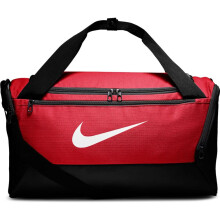 NIKE Brasilia Kleine Duffel - 9.0, Universiteit Rood/Zwart/Wit
