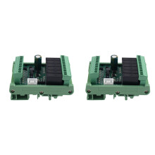 2X PLC Industrial Control Board FX2N-14MR Programmable Logic Controller Board