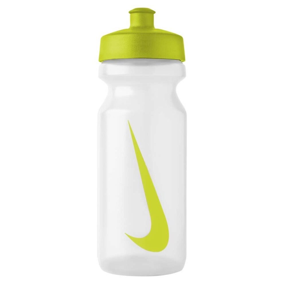 Nike 0887791065872_964.0 Eq Big Mouth Water Bottle 22Oz Clear/Atomic Green