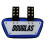 Douglas Douglas 4" Back Plate - Royal Blue/Black 1