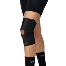NIKE PRO OPEN PATELLA KNIESLEEVE 3.0 ZWART/WIT M
