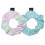 Nike Nike Dames Samengevoegde Haarbanden 2Pk (Aqua) 1