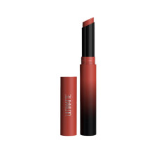 Maybelline New York Pintalabios, Acabado Mate, Color Intenso, Con Aceite de Jojoba, Ultimattes 899 More Rust, 1.7 G