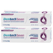 Denttach Seven Adhésif Dentaire, Coussin Thermoplastique pour Prothèses, Confort Prothèse 7 Jours, Sans Colle, Sans Zinc (2)
