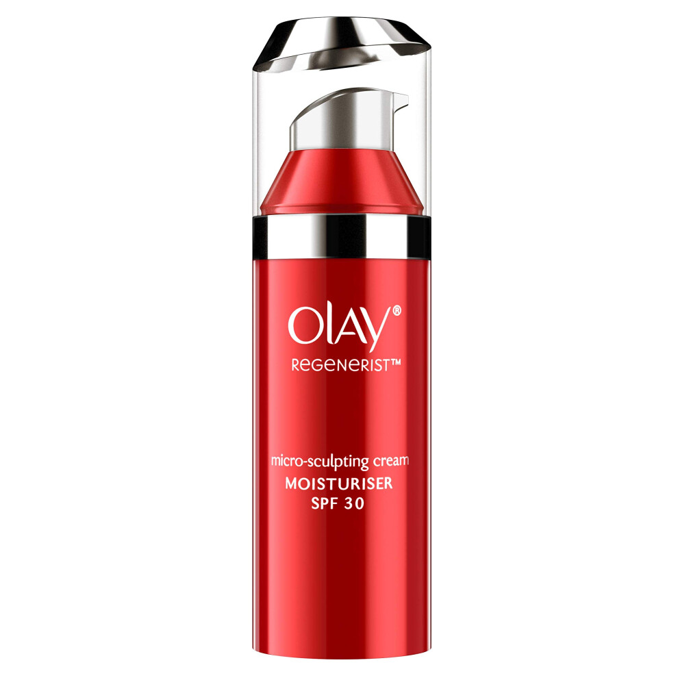 Olay Cream Day : Regenerist Microsculpting Mini Moisturiser (50G/1.8Oz, Moisturizer Spf30)