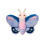 Douglas Skyla Periwinkle Vlinder Zachte Vingerpop Plush Speelgoed 1