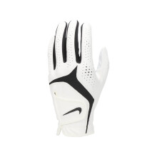 Nike Dura Feel X Links Hand Golfhandschoen Wit | Zwart Medium/Groot