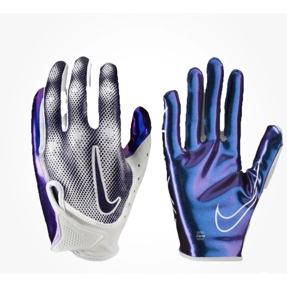 Nike Vapor Jet 7.0 Football Gloves Large Eggplant