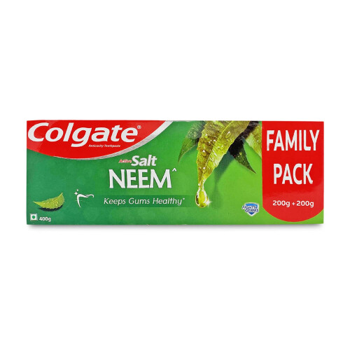 Colgate Colgate Active Salt Neem Toothpaste-400G (Family Pack)