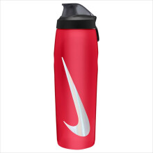 NIKE HY9000-640 Vullende Fles met Vergrendelende Deksel 32oz Universiteit Rood/Zwart 32oz/976ml