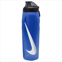 NIKE HY9000-423 Nachfüllbare Flasche mit Verriegelung 32oz Game Royal/Schwarz