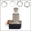 5pcs SPST Momentary Foot  - Soft Touch Silent Stomp Button, 2 Pin SPST for Guitar Effect Pedal Replacement 3
