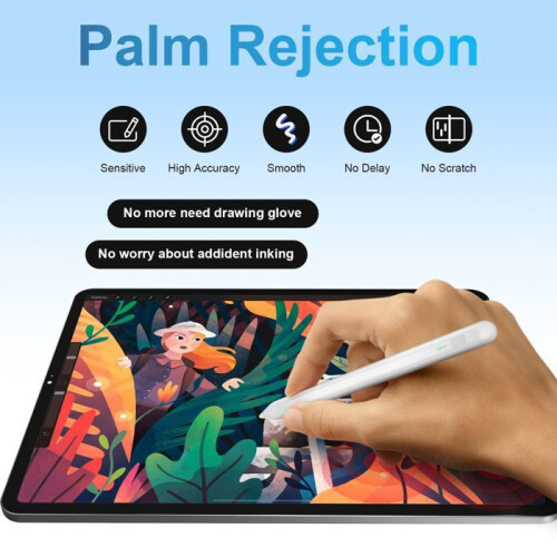 Στυλό αφής για iPad με ασύρματη φόρτιση, λειτουργία κατά του τυχαίου αγγίγματος, α 2