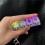 Mechanical Keychain Auditory Keyboard Fidget Led Keyboard Button Dynamic Keyboard Clicker Keychain 2