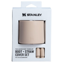 Tapa de Protección Stanley Quencher Boot y Cubierta de Pajita | Protector de Silicona Antideslizante para Vaso de 14 oz