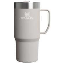 STANLEY Taza Suburbana Diaria | 16 oz | Tapa para Beber | Taza para Café, Té y Bebidas | Acero Inoxidable Aislado | Libre de BPA | Ceniza