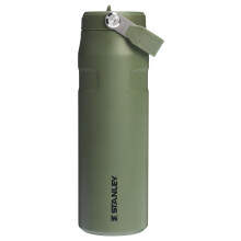 Stanley IceFlow Flip Straw 2.0 Wasserflasche 24 OZ | Eingebauter Strohhalm | Leicht & Auslaufsicher | Isolierter Edelstahl | BP