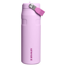 Bottiglia d'Acqua Stanley IceFlow Flip Straw 2.0 da 24 OZ | Cannuccia Integrata | Leggera e Resistente alle Perdite | Acciaio Inossidabile Isolato