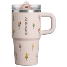 STANLEY Quencher ProTour Taza con Popote | Tapa a Prueba de Fugas, Popote y Asa | Acero Inoxidable Aislado