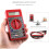 DT830B  Digital Multimeter with LCD Overload Protection Voltage Amperage Test Probe  AC Red 7